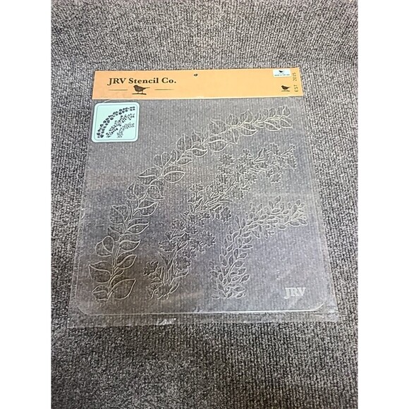 NEW JRV 15mil Reusable "Wreath Maker" Stencil 11.5x11.5 - Picture 2 of 3